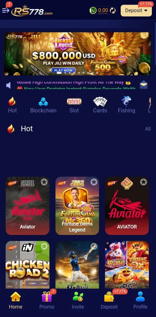 Rs778 Game offers a practical way for Pakistani gamers to enjoy casino-style games while having a shot at real earnings. 