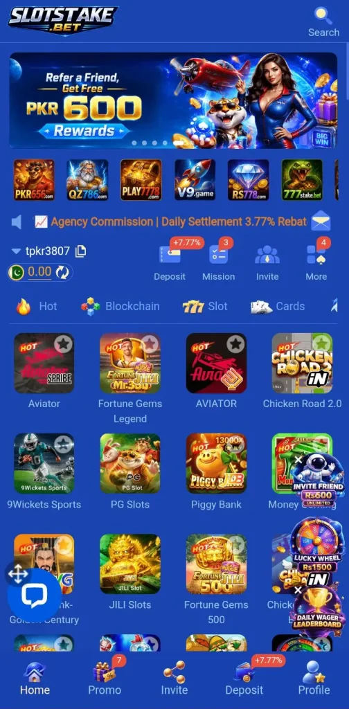SLOTSTAKE Game is an online gaming platform that focuses primarily on slot machine games.