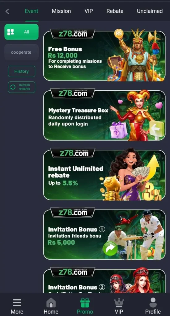 78 Game is a fun and rewarding platform to play on, providing a range of features and options. Players can enjoy secure transactions and easy account management features.